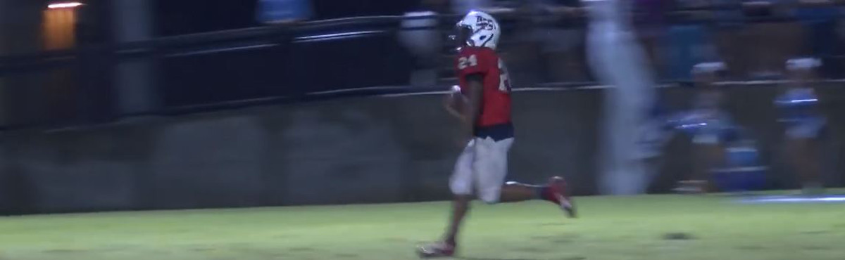 Alabama Running Back Records Two 99-Yard Runs in Game